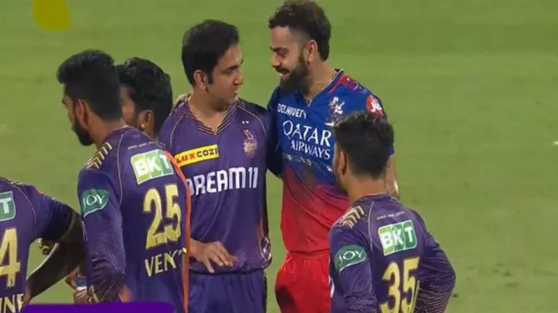 IPL-2024 : Virat Kohli-Gambhir के बीच खत्म हुआ विवाद! यूज़र्स ने कहा – ‘वाह क्या सीन है…