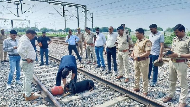 आखिर कौन कर रहा ट्रेनों को पलटाने की साजिश, यहां ट्रेक पर रखा था सिलेंडर