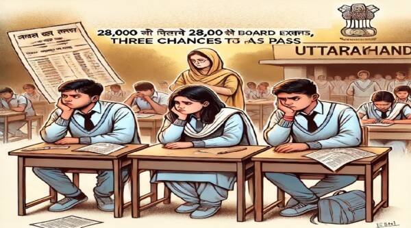 उत्तराखंड बोर्ड परीक्षा में 28 हजार छात्र फेल, इनको पास होने के मिलेंगे तीन मौके