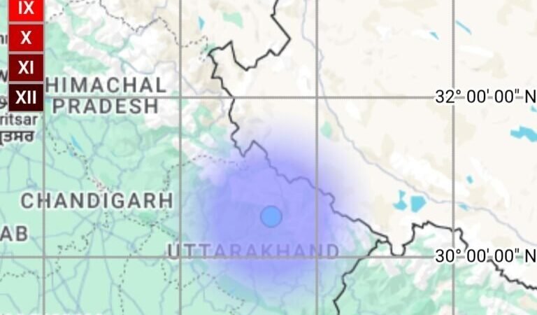 उत्तराखंड में फिर आए भूकंप के झटके, आधी रात को यहां कांपी धरती