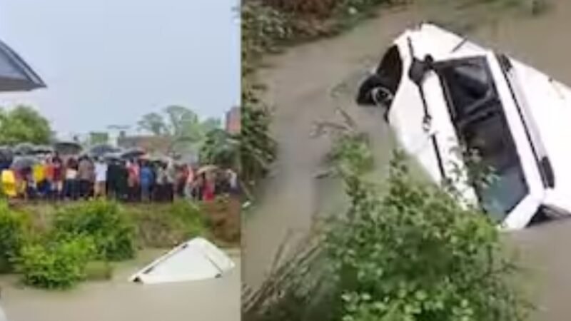 बड़ा हादसा: नहर में गिरी श्रद्धालुओं की गाड़ी, 11 की मौत, 4 गंभीर घायल