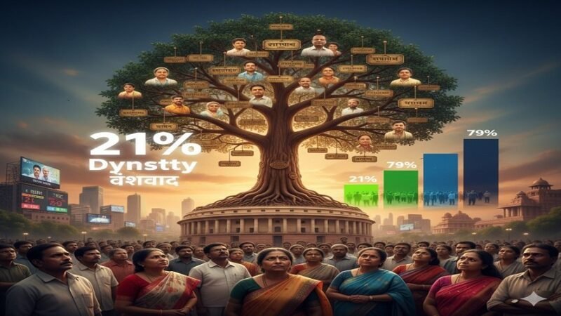 राजनीति में वंशवाद: देश में राजनीतिक परिवारों से हैं 21% सांसद, विधायक और MLC