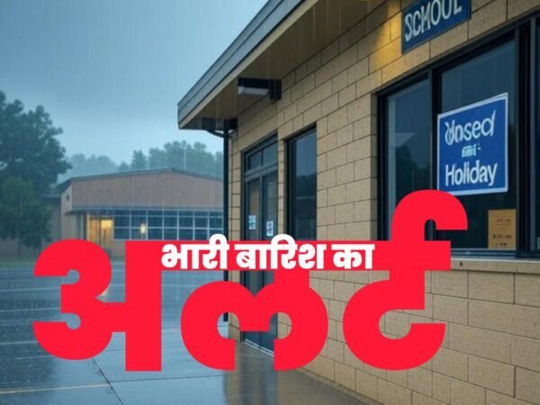 भारी बारिश का अलर्ट, कल भी विद्यालय और आंगनबाड़ी रहेंगे बंद