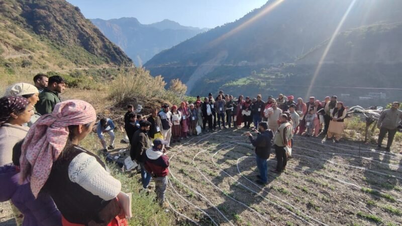 IIT रुड़की की ‘अनुगूंज’ परियोजना के तहत चकराता में आयोजित किया गया सोलर आधारित कृषि तकनीक प्रशिक्षण कार्यक्रम 