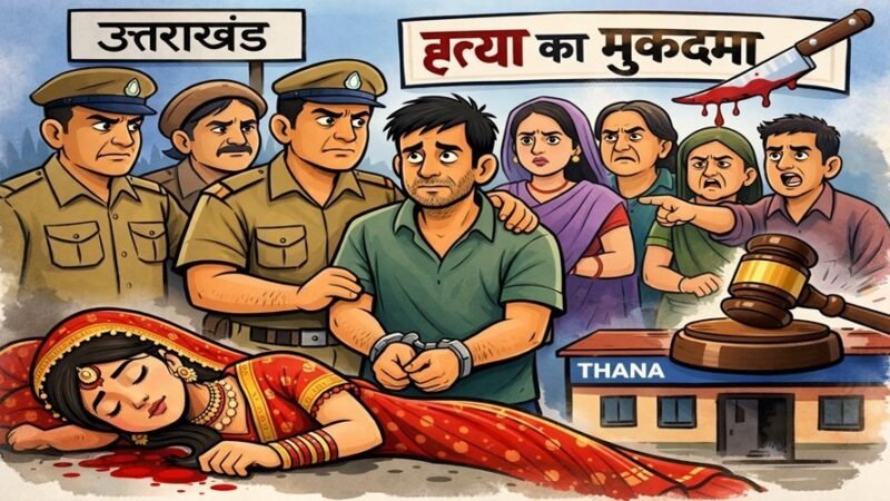 उत्तराखंड : नवविवाहिता की संदिग्ध मौत, पति समेत 5 पर हत्या का मुकदमा, पति गिरफ्तार
