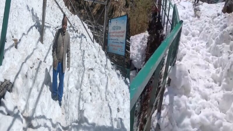 उत्तराखंड: सिर पर चारधाम यात्रा, यमुनांत्री मार्ग बदहाल, हिमस्खलन से घोड़ापड़ाव, टिनशेड और पैदल मार्ग क्षतिग्रस्त