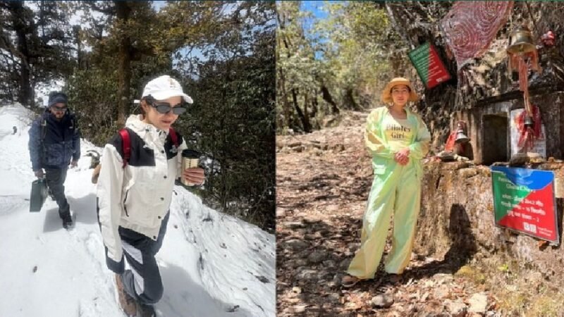 सारा अली खान ने किया पंवाली कांठा ट्रेक, बर्फ के बीच लिया पहाड़ों का आनंद