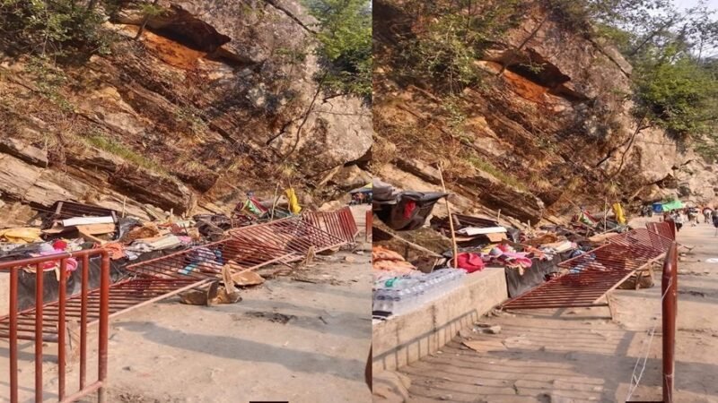 रुद्रप्रयाग में पहाड़ी से गिरे पत्थरों की चपेट में आए यात्री, एक की मौत, एक गंभीर घायल
