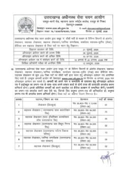 उत्तराखण्ड अधीनस्थ सेवा चयन आयोग में 379 पदों पर भर्ती, 26 जुलाई से आवेदन शुरू